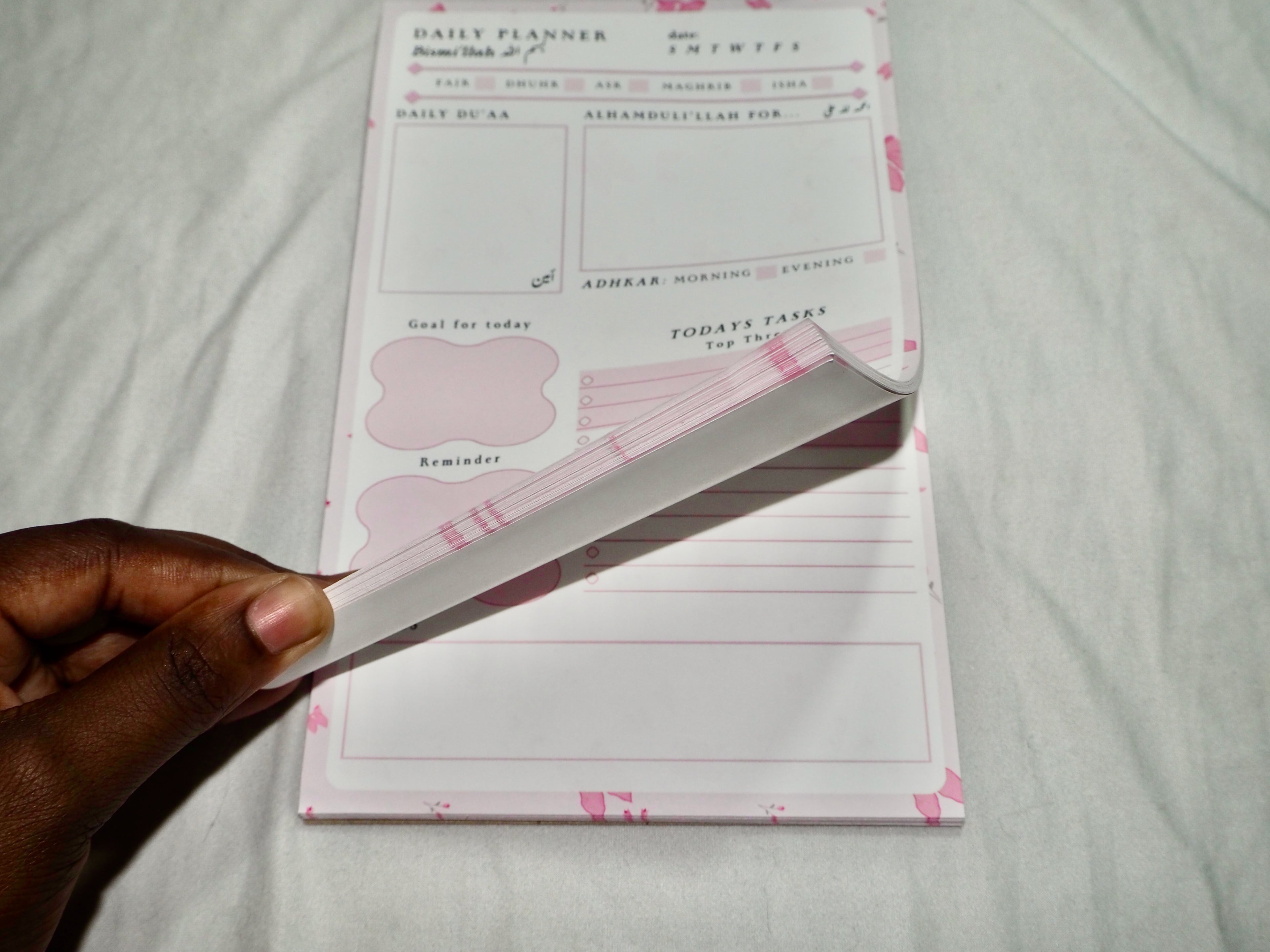 Coquette Daily Planner ˚˖𓍢ִ໋🌷͙֒✧˚.🎀༘⋆